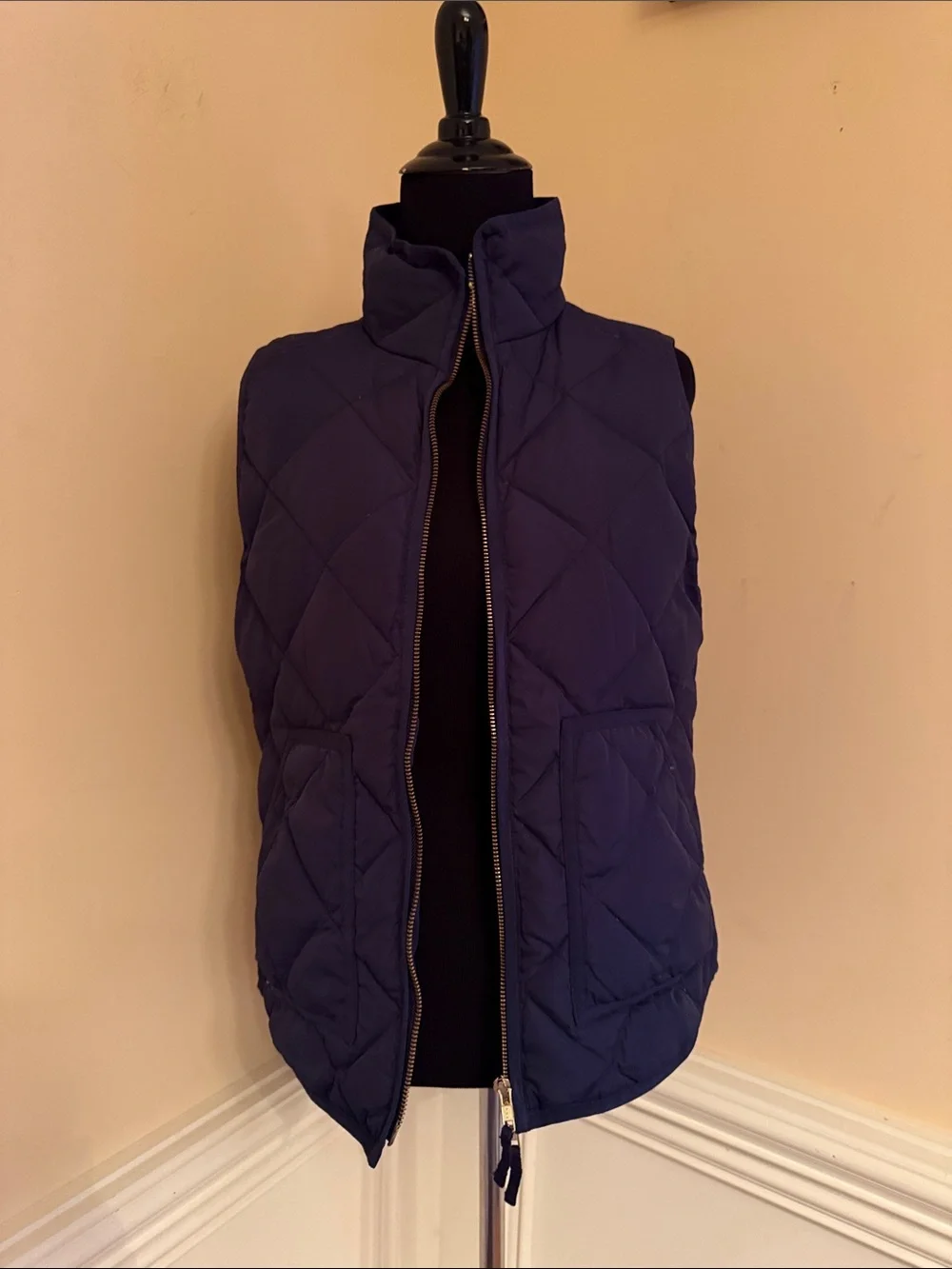 J. Crew quilted sleeveless